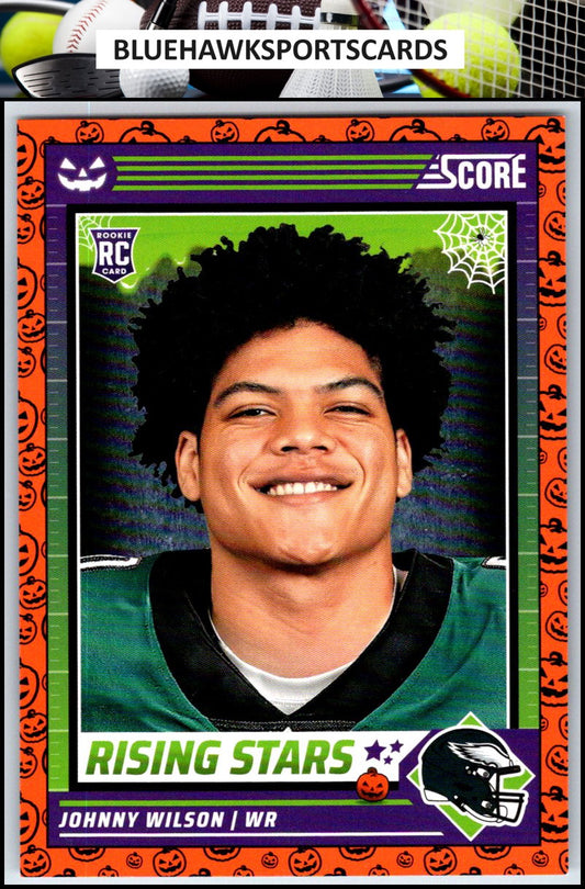 2024 Score-A-Treat #29 Johnny Wilson A-Treat - Rising Stars Orange Pumpkin
