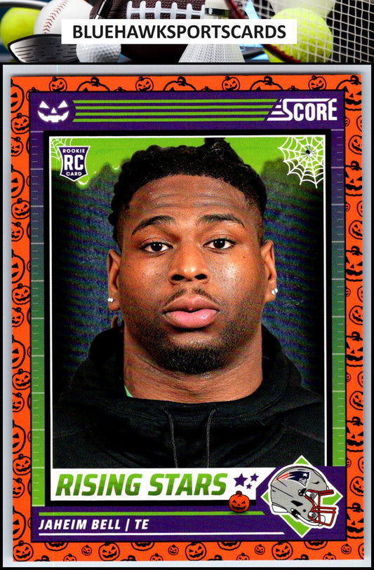 2024 Score-A-Treat #20 Jaheim Bell A-Treat - Rising Stars Orange Pumpkin