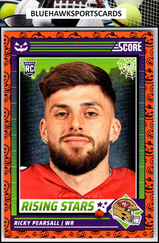 2024 Score-A-Treat #42 Ricky Pearsall A-Treat - Rising Stars Orange Pumpkin