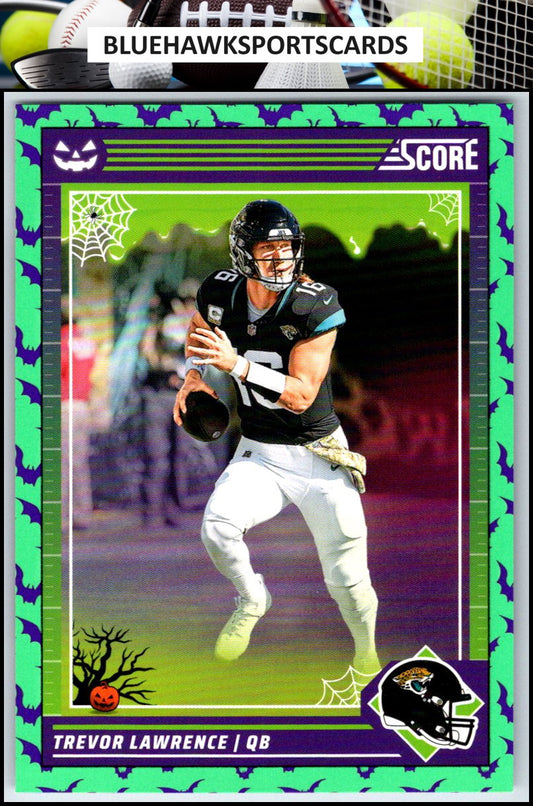 2024 Score-A-Treat #127 Trevor Lawrence A-Treat - Green Bats