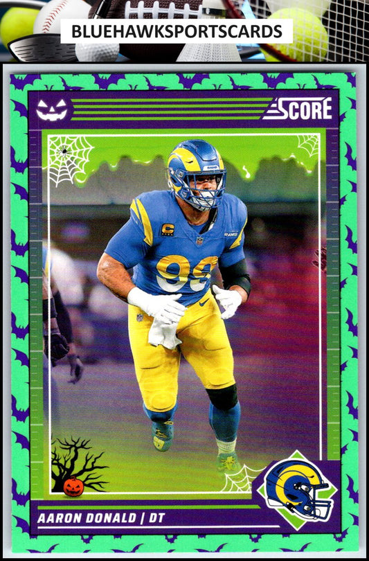 2024 Score-A-Treat #159 Aaron Donald A-Treat - Green Bats