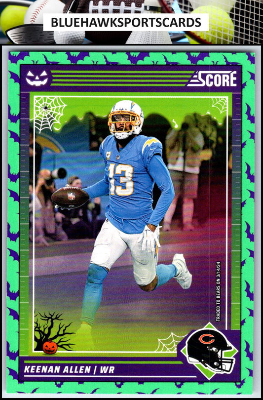 2024 Score-A-Treat #168 Keenan Allen A-Treat - Green Bats