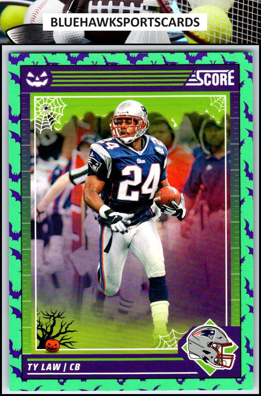 2024 Score-A-Treat #197 Ty Law A-Treat - Green Bats