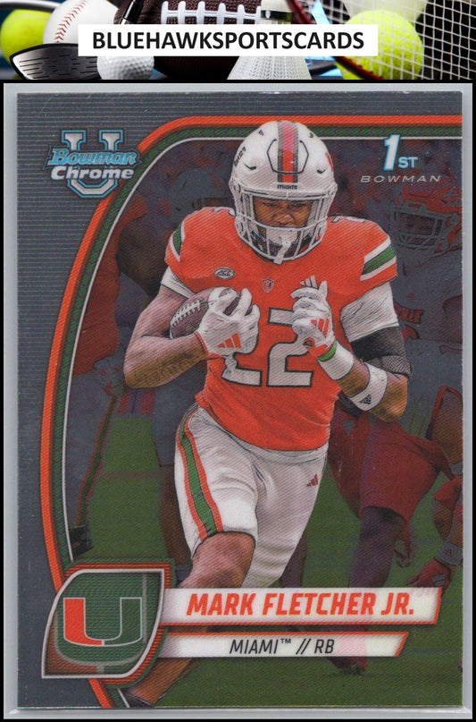 2024 Bowman University Chrome #126 Mark Fletcher Jr.