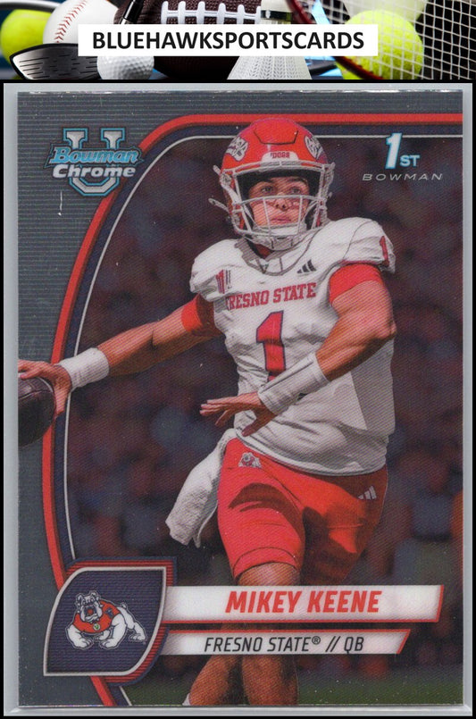 2024 Bowman University Chrome #131 Mikey Keene