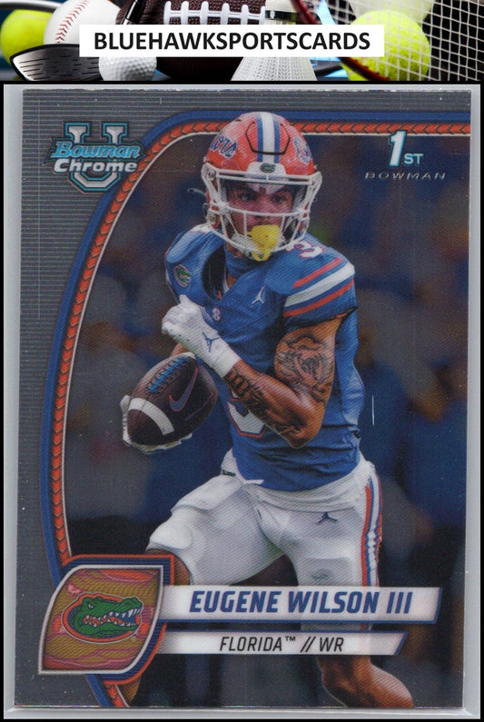 2024 Bowman University Chrome #74 Eugene Wilson III