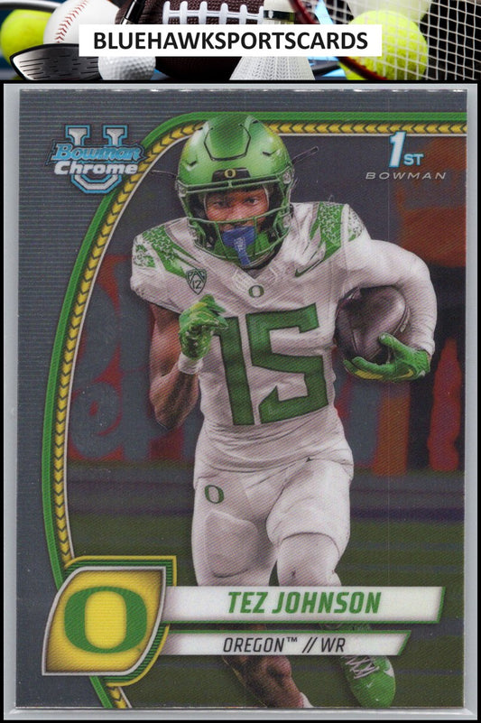 2024 Bowman University Chrome #171 Tez Johnson