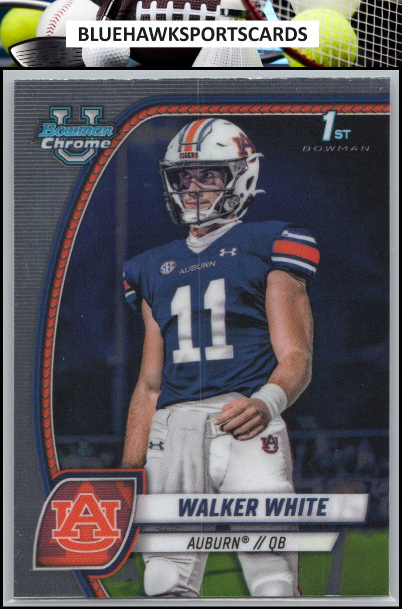 2024 Bowman University Chrome #85 Walker White