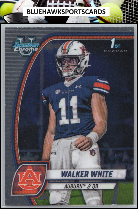 2024 Bowman University Chrome #85 Walker White