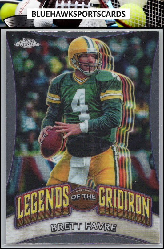 2024 Topps Chrome #LOG-6 Brett Favre Legends of the Gridiron