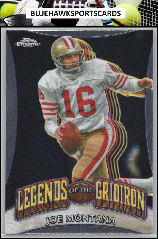 2024 Topps Chrome #LOG-10 Joe Montana Legends of the Gridiron