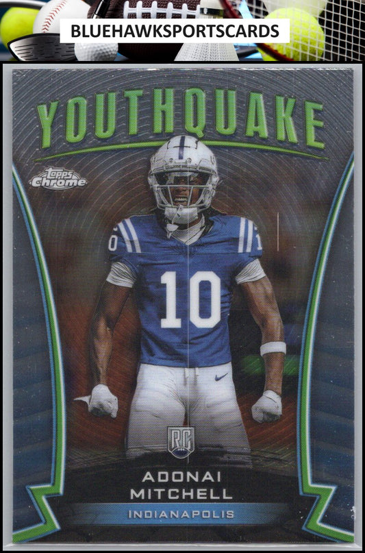 2024 Topps Chrome #Y-15 Adonai Mitchell Youthquake