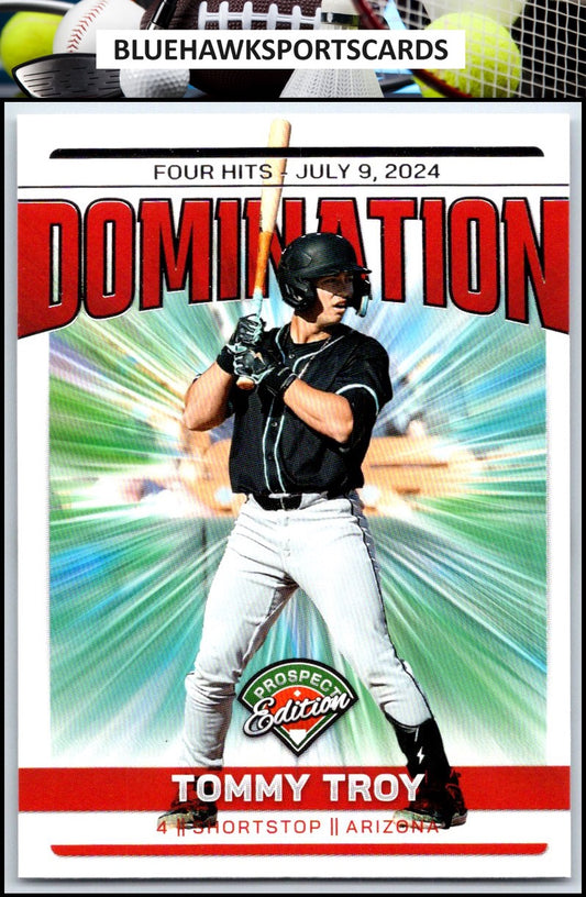 2024 Panini Prospect Edition #4 Tommy Troy Domination