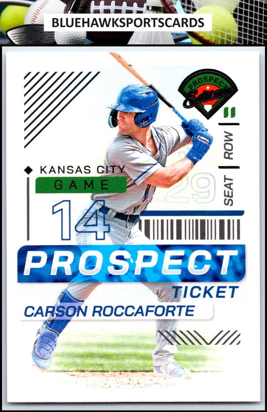 2024 Panini Prospect Edition #182 Carson Roccaforte