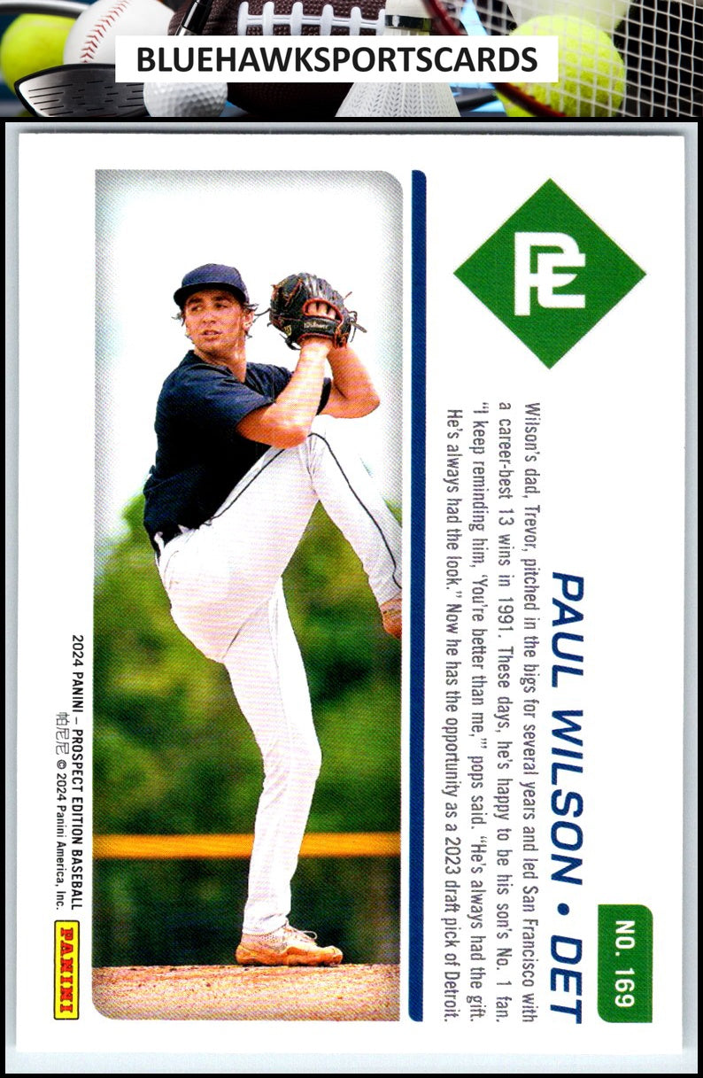 2024 Panini Prospect Edition #169 Paul Wilson