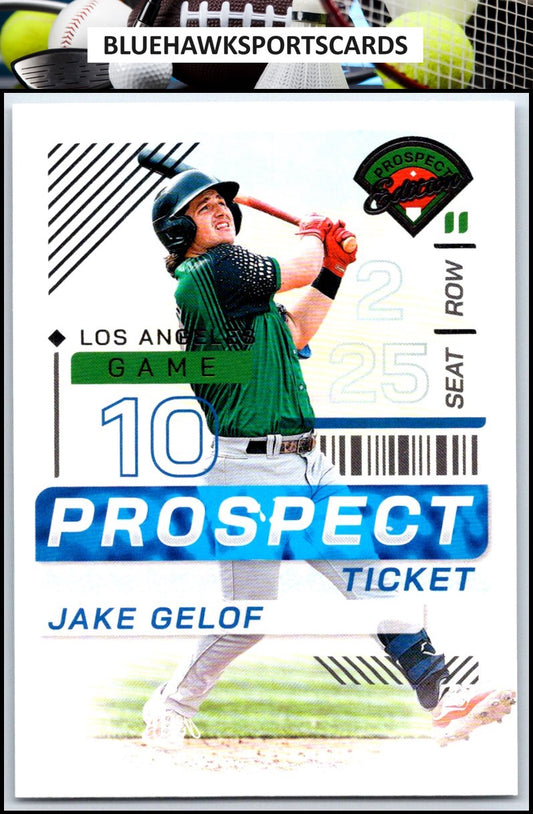 2024 Panini Prospect Edition #196 Jake Gelof