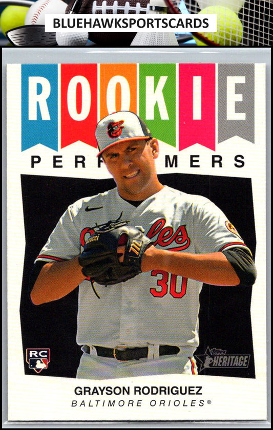 2023 Topps Heritage #RP-11 Grayson Rodriguez Rookie Performers