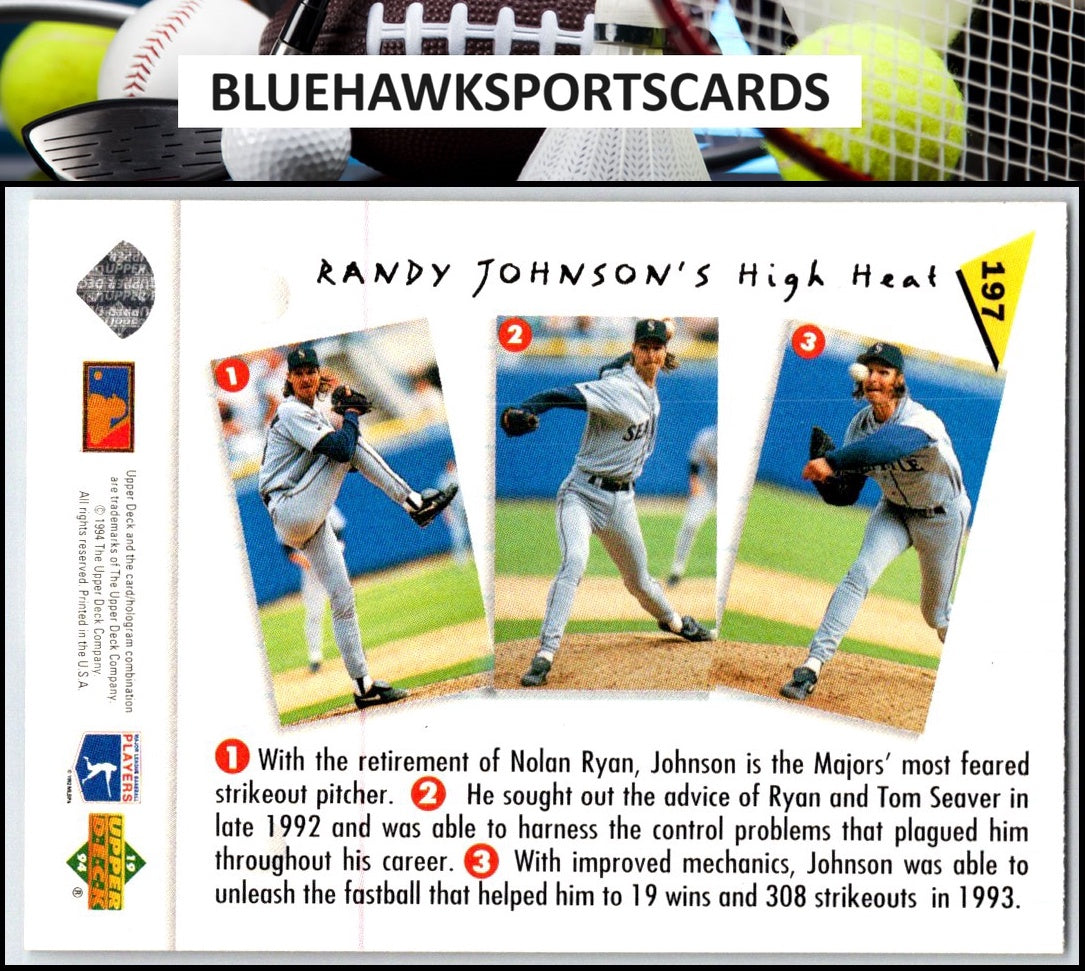 1994 Upper Deck Fun Pack #197 Randy Johnson