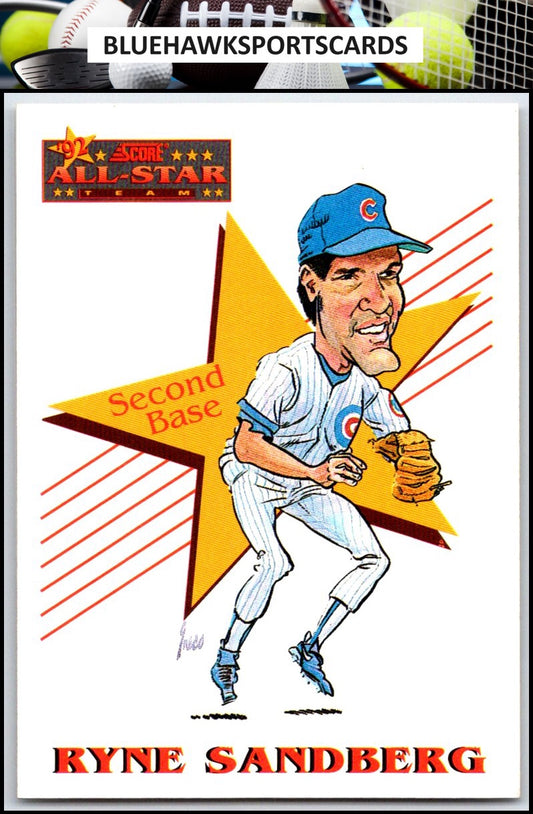 1993 Score #530 Ryne Sandberg