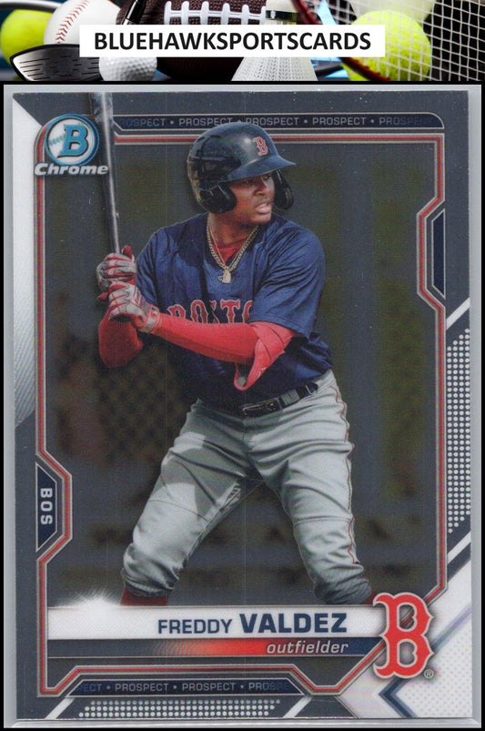 2021 Bowman Draft #BDC-96 Freddy Valdez Chrome