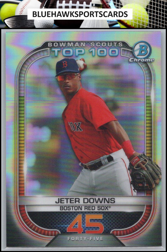 2021 Bowman #BTP-45 Jeter Downs Chrome Bowman Scouts Top 100
