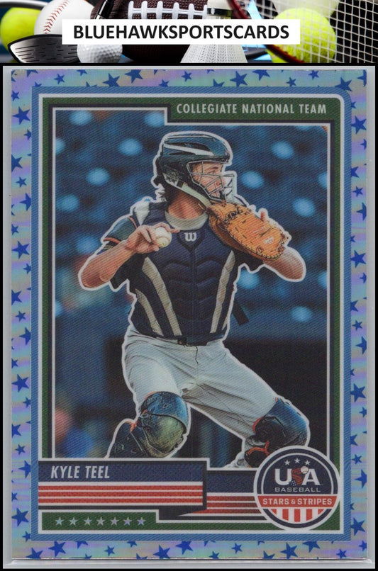2023 Panini Stars & Stripes USA Baseball #82 Kyle Teel Stars