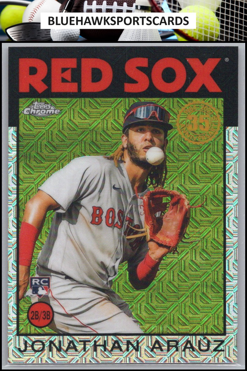 2021 Topps #86BC-87 Jonathan Arauz 1986 Topps Baseball 35th Anniversary Chrome