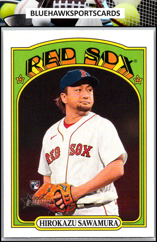 2021 Topps Heritage #615 Hirokazu Sawamura