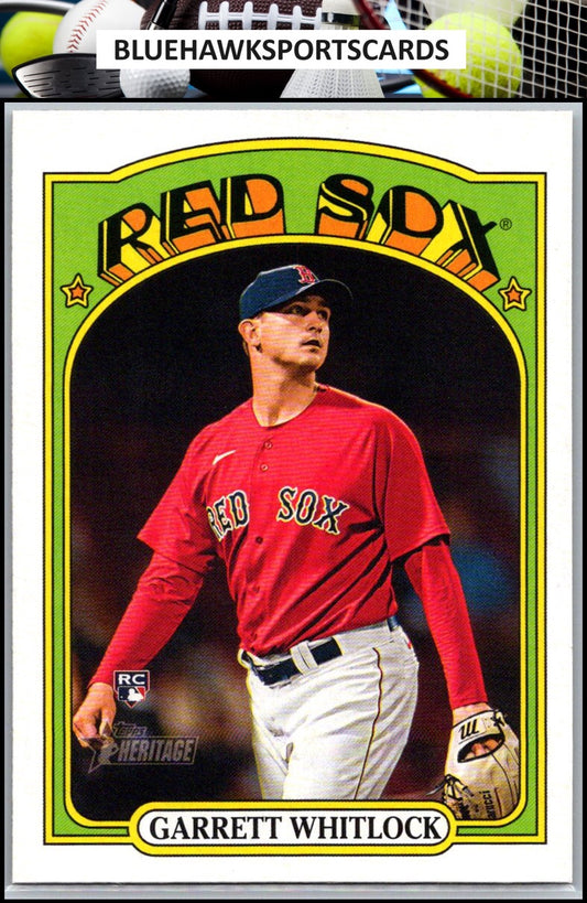 2021 Topps Heritage #518 Garrett Whitlock