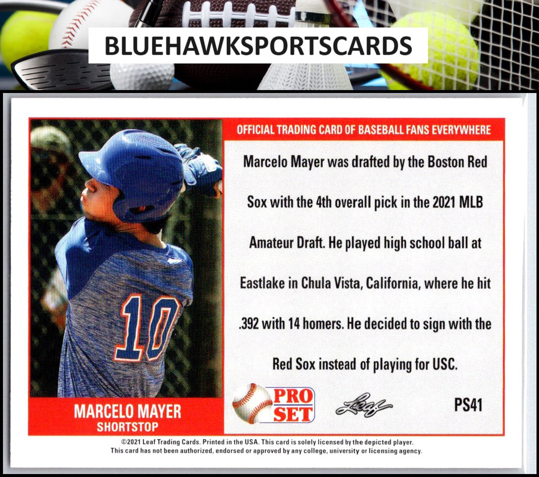 2021 Pro Set #PS41 Marcelo Mayer