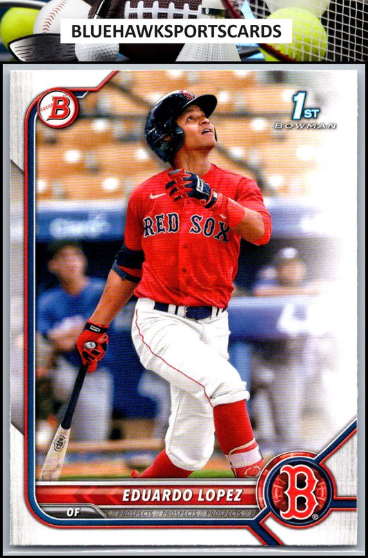 2022 Bowman #BP-134 Eduardo Lopez Prospects