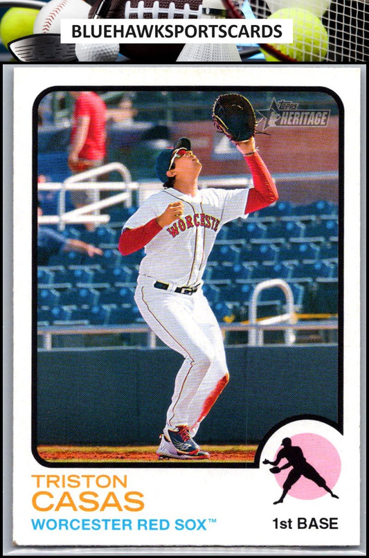 2022 Topps Heritage Minor League #139 Triston Casas
