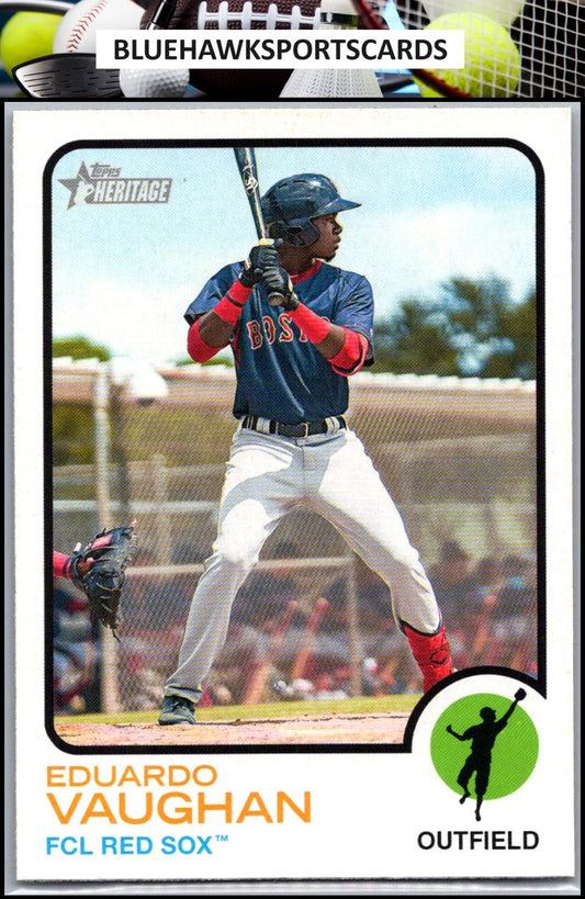 2022 Topps Heritage Minor League #179 Eduardo Vaughan