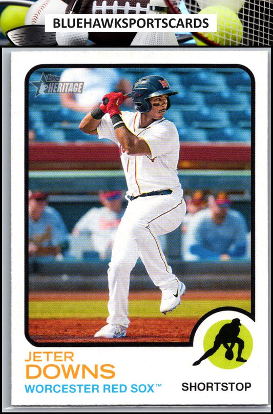 2022 Topps Heritage Minor League #198 Jeter Downs