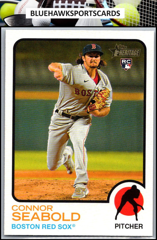 2022 Topps Heritage #701 Connor Seabold