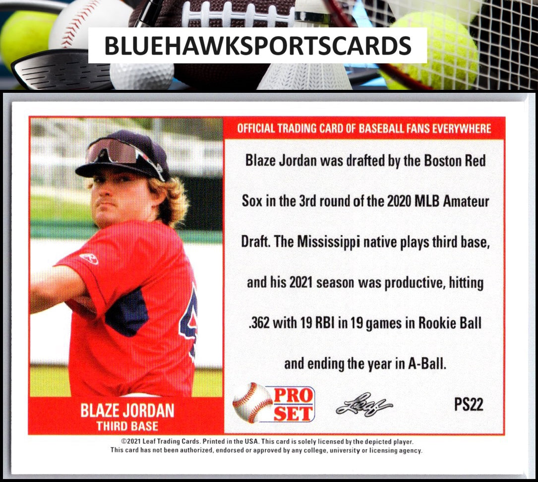 2021 Pro Set #PS22 Blaze Jordan
