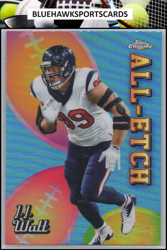 2024 Topps Chrome #CAE-JW J.J. Watt Chrome All-Etch