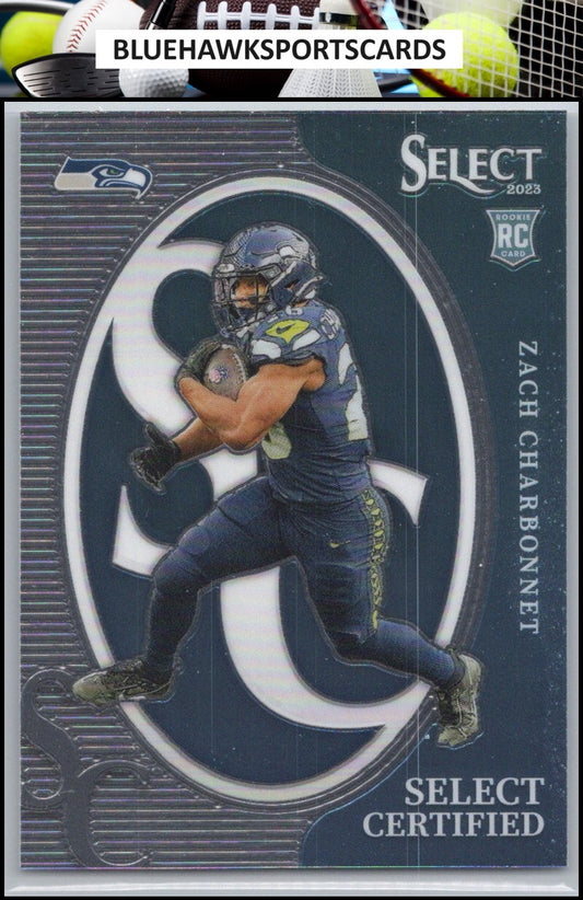2023 Panini Select #CRO-ACH Zach Charbonnet Select Certified Rookies