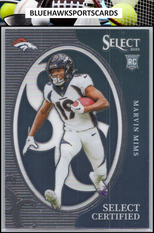 2023 Panini Select #CRO-MMI Marvin Mims Select Certified Rookies