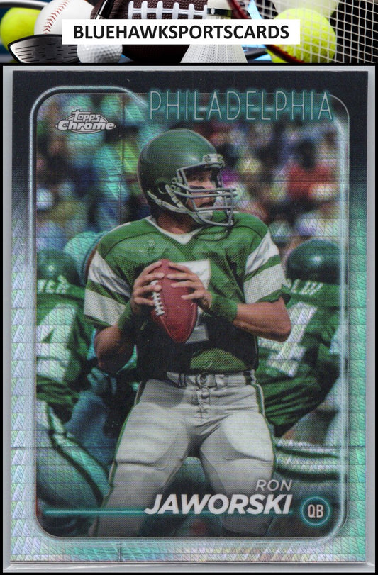 2024 Topps Chrome #158 Ron Jaworski Refractor