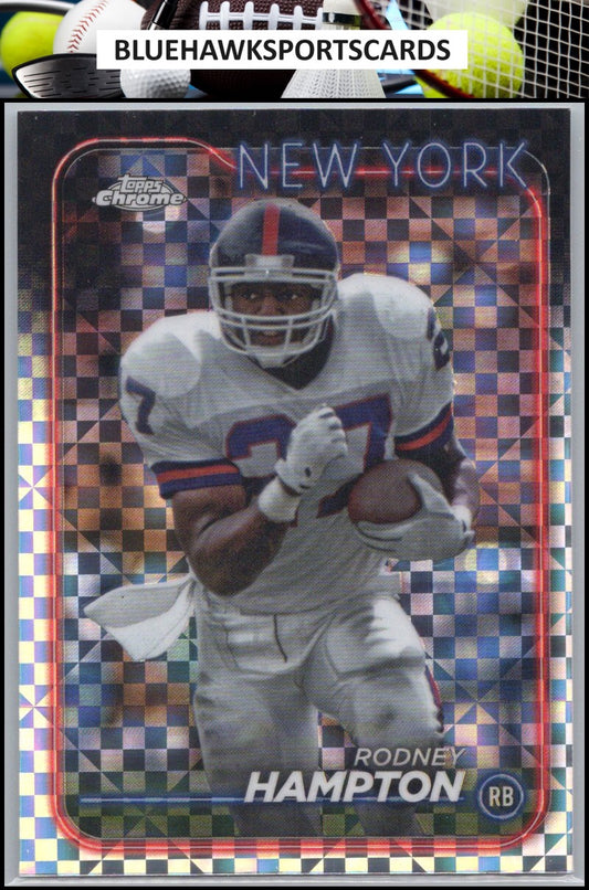 2024 Topps Chrome #144 Rodney Hampton Refractor