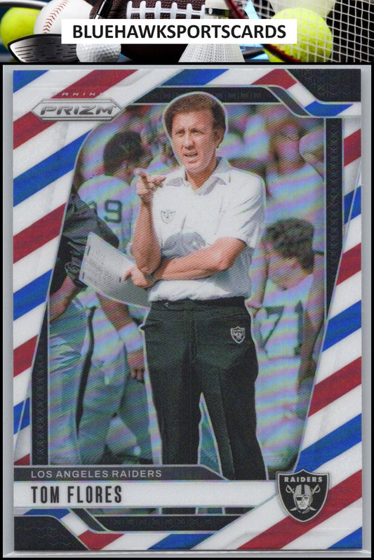 2024 Panini Prizm #156 Tom Flores Red White and Blue
