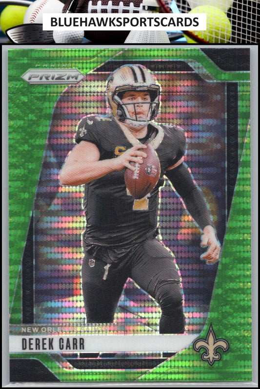 2024 Panini Prizm #203 Derek Carr Green