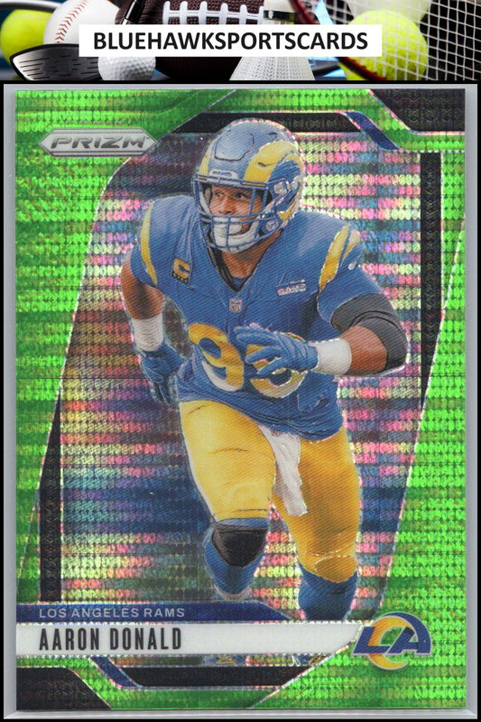 2024 Panini Prizm #172 Aaron Donald Green