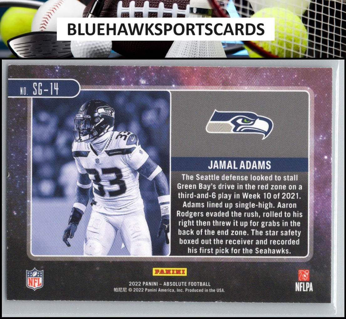 2022 Panini Absolute #SG-14 Jamal Adams Star Gazing