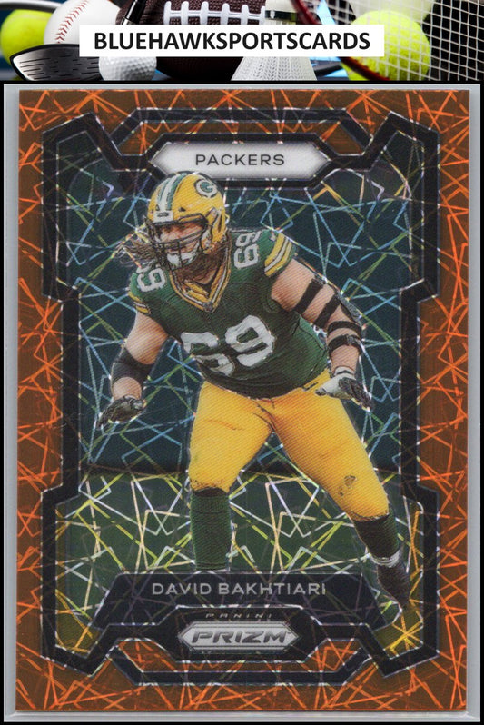 2023 Panini Prizm #108 David Bakhtiari Lazer