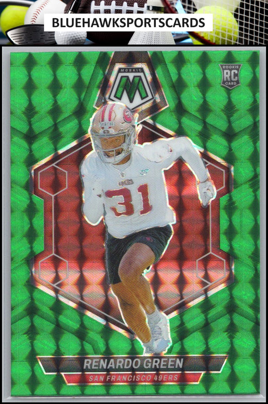 2024 Panini Mosaic #358 Renardo Green Mosaic Green