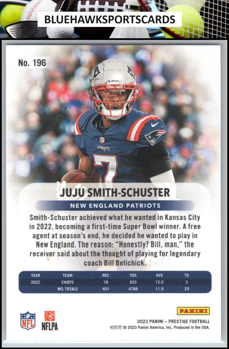 2023 Panini Prestige #196 JuJu Smith-Schuster Xtra Points Diamond