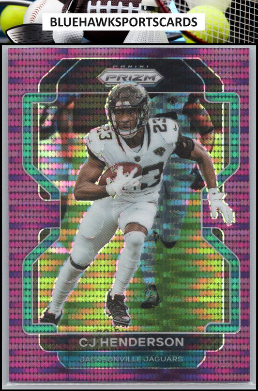 2021 Panini Prizm #18 CJ Henderson Pink