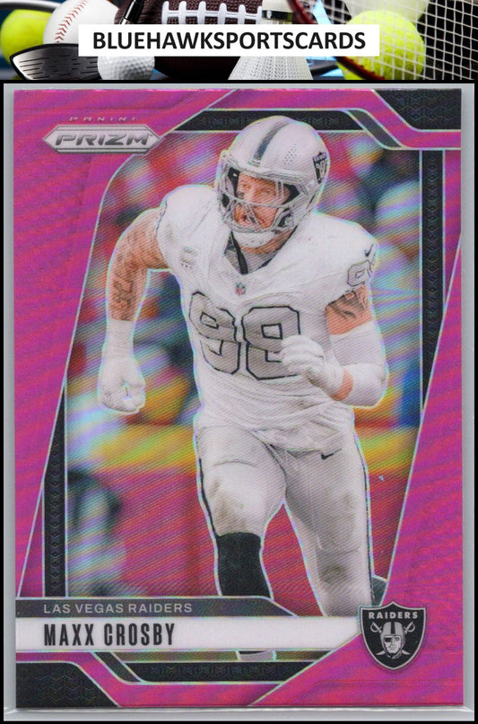 2024 Panini Prizm #152 Maxx Crosby Pink